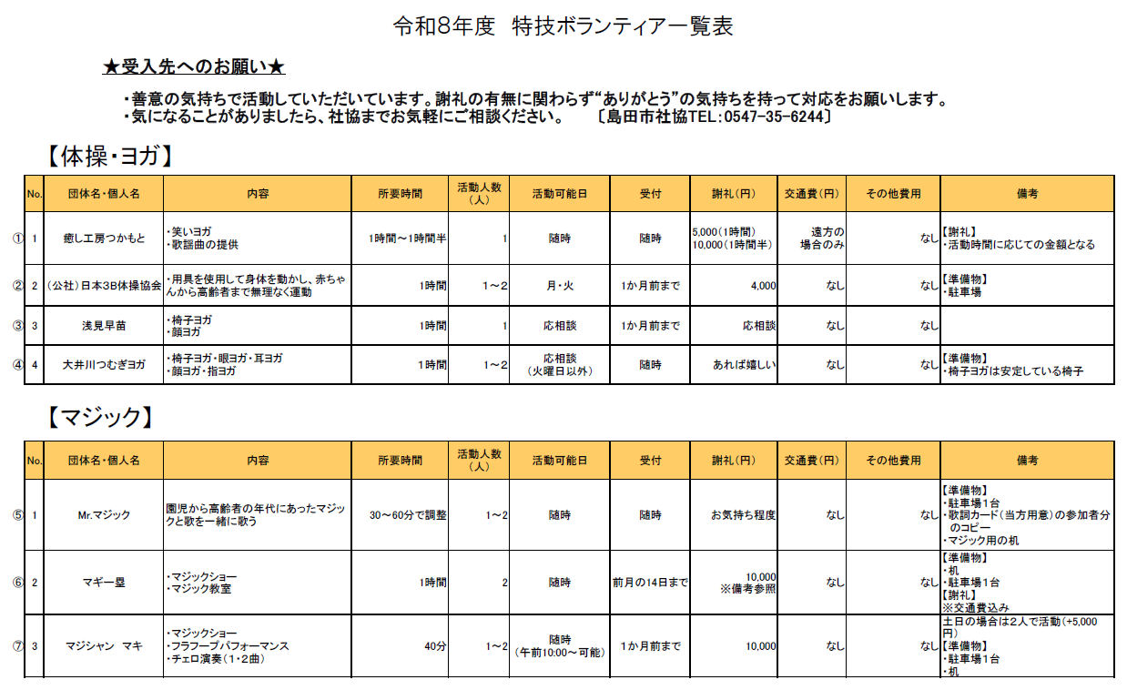 ボランティア保険チラシ